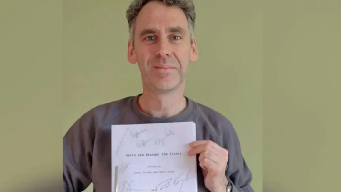 Gavin & Stacey script signed by stars up for grabs