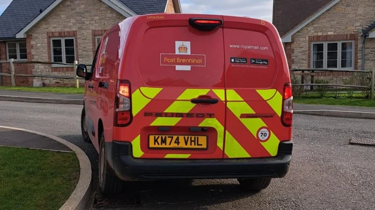 Isle of Wight Residents Puzzled by Welsh Royal Mail Van