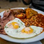 a plate of food